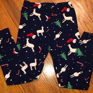 🔥3/$15 llama 🦙 Christmas leggings